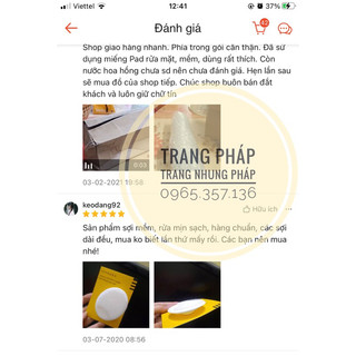 [AUTH Pháp] Pad rửa mặt silicon Sephora