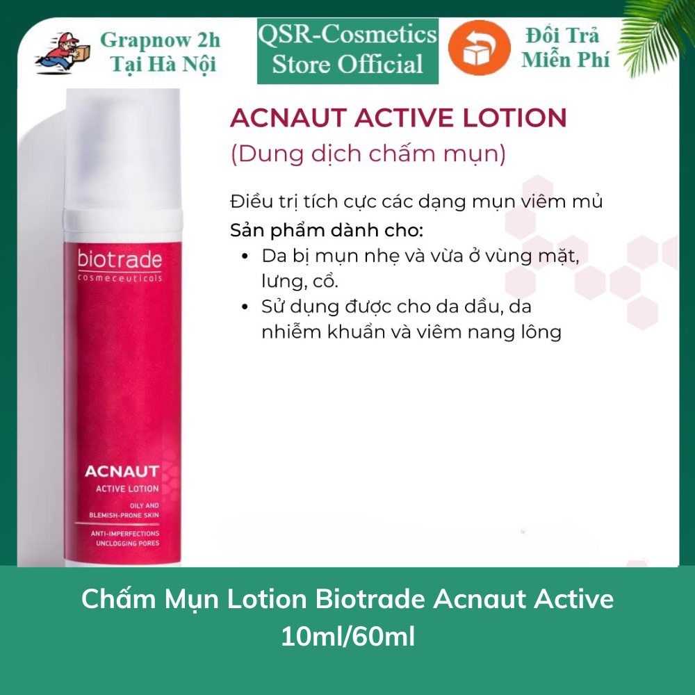 Chấm Mụn Lotion Biotrade Acnaut Active 10ml/60ml