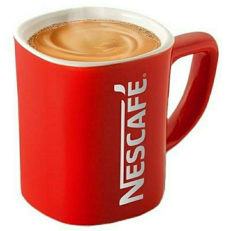 Ly sứ Nescafe màu đỏ