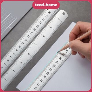 Thước Lá Thép Thước Kẻ Thép Inox 100%Thước Kẻ Đo Kim Loại Chính Xác Đủ Các Size 15cm 20cm 30cm 40cm 50cm 60cm TEECI U252