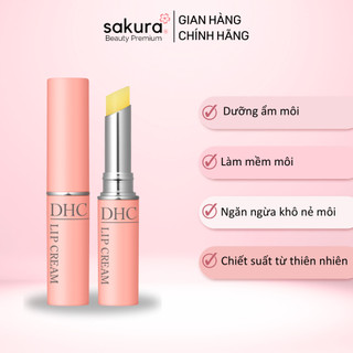 Son dưỡng môi DHC Lip Cream dưỡng ẩm, ngăn ngừa khô nẻ môi - Sakura Beauty Premium