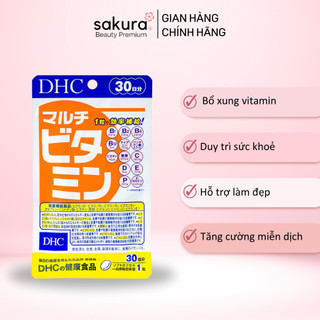 Viên uống DHC Multi Vitamins bảo vệ sức khoẻ và làm đẹp - Sakura Beauty Premium