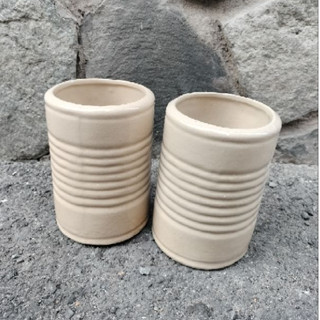 <Siêu Phẩm Độc Lạ> Ống Đũa Lon Sữa Bò Bằng Đá Màu Trắng Ngà. Trưng Bày Muỗng Đũa Hàng Quán Sang Chảnh.