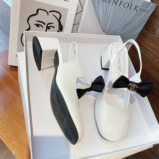 GIÀY GÓT VUÔNG BÍT MŨI NƠ HẬU GÀI 😍