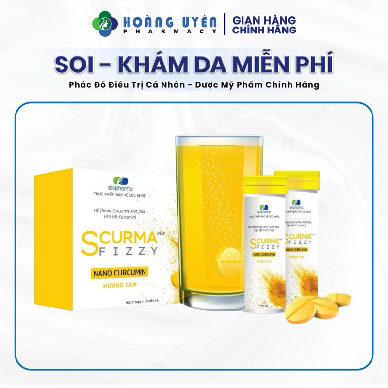 Viên sủi nghệ Scurma Fizzy - Hộp 20 viên