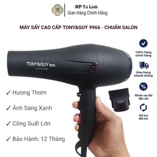 Máy Sấy Tóc Cao Cấp TONY&GUY 9966, Máy Sấy 2 Chiều Nóng Lạnh Ánh Sáng Xanh Chuẩn Salon Công Suất Lớn ( 2400w )