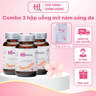 Combo 3 Hộp Viên Uống Hibeauty - Dưỡng trắng da, mờ nám, phục hồi da (hộp 30 viên)