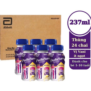 (2025) thùng 24 chai / 48 hộp sữa nước Pediasure hương Vani / socola 237ml