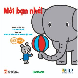 Sách - dtpbooks - mời bạn nhé - sách pop-up - tủ sách ehon cho bé