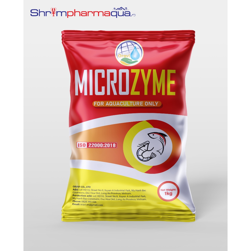 MICROZYME - Enzyme tẩy nhớt bạt xử lý đáy ao nuôi tôm cá. Giảm ô nhiễm ...