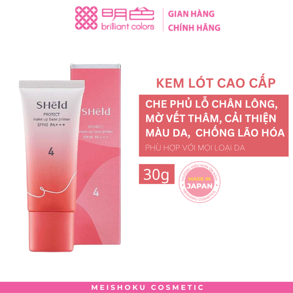 Momotani SHeld Protect Makeup Base Primer - Kem Lót Trang Điểm Bảo Vệ Da Momotani SHeld 30g