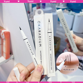 [ GIÁ SỈ ] Bút Kẻ Mắt Nước Đầu Lông Nét Mảnh Karadium Waterproof Brush Liner Black mẫu mới