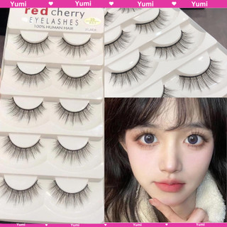 Lông mi giả red cherry eyelashes #3d-a07 hộp 5 cặp