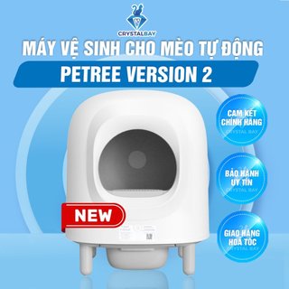 Máy Vệ Sinh Tự Động Cho Mèo Petree 2 - Petree Minion - Crystal Bay