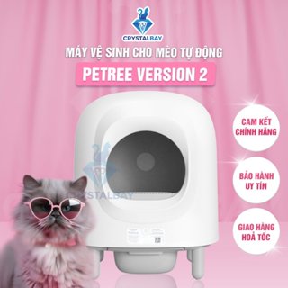 [SẴN, HÀNG CHÍNH HÃNG, FULL BẢO HÀNH] - MÁY VỆ SINH DỌN PHÂN MÈO TỰ ĐỘNG PETREE THẾ HỆ 2 KẾT NỐI WIFI – PETREE 2