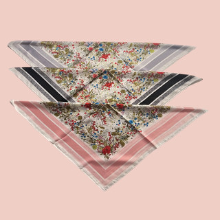Khăn lụa vuông size 70x70cm mẫu mới - Maben