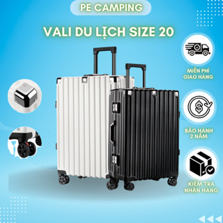Vali kéo du lịch size 20 inch xoay 360 độ, tiện dụng, chống va đập (BẢO HÀNH PHỤ KIỆN 5 NĂM} - Chính Hãng PEHOUSE