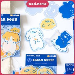 Set 20 Sticker Hình Dán Chú Gấu Trang Trí Điện Thoại Laptop Sổ Tay Nhật Ký Điện Thoại TEECI M006