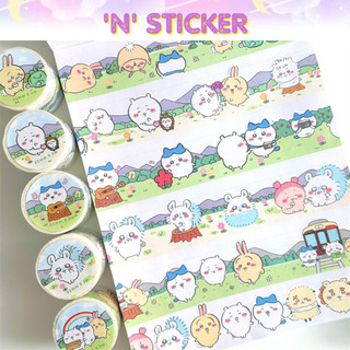 'n' sticker washi tape chiikawa dễ thương 6 phong cách