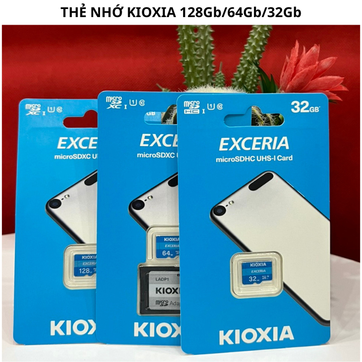 Thẻ Nhớ KIOXIA Class10 U1 100M chính hãng 128G/64G/32G -Cho Cam giám sát-Máy Ảnh-Cam hành trình...