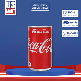 Coca Cola Mini Nhật Lon Nhí Vị Nguyên Bản 160ml
