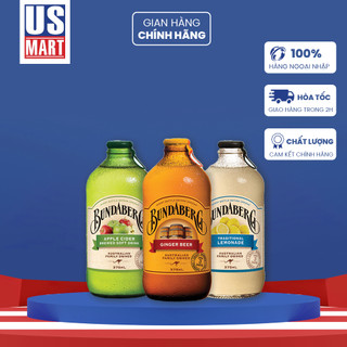 Nước Trái Cây Có Gas Bundaberg 375ml (Nhiều vị)