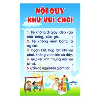 NỘI QUY KHU VUI CHƠI