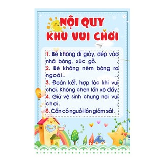 NỘI QUY KHU VUI CHƠI