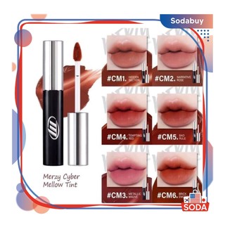 Son kem lì, mịn mượt nhẹ môi, bền màu merzy cyber mellow tint