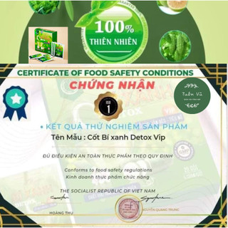 Cốt Bí Xanh Giảm Cân Detox [HỘP 20 GÓI]