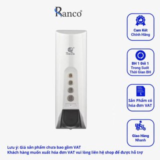 Hộp Đựng Xà Phòng, Dung Dịch Sát Khuẩn, Chứa Dầu Gội, RANCO Gắn Tường Dung Tích 400ml  ZYQ40