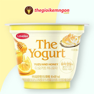 Kem sữa chua dẻo quýt mật ong Hàn Quốc Lavelee The Yogurt Yuzu and Honey (180ML)
