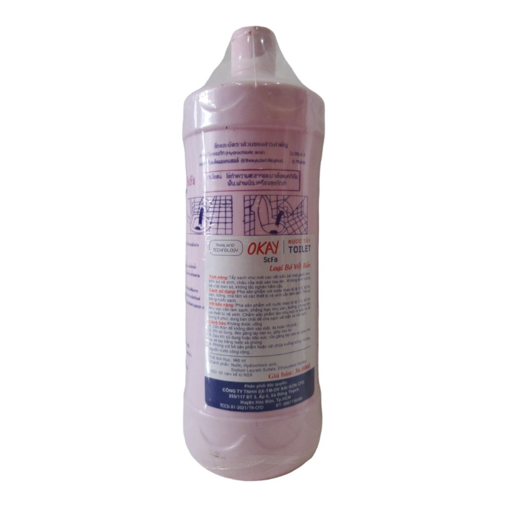 Nước Tẩy Rửa Toilet Okay Thái Lan 960ml