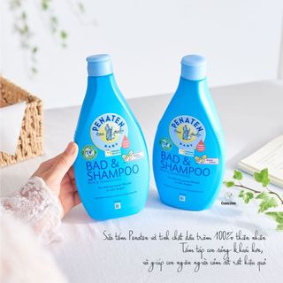Sữa tắm gội penaten bad&shampoo chống cảm 400ml - nội địa đức