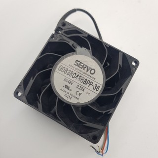 Quạt chịu nước 48V 0.23A 8x8x3.8CM hàng SERVO quạt cho biến tần thiết bị chuyên dụng trạm viên thông ShopLinhKienM2M