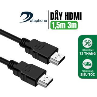 Dây cáp HDMI dài 1,5m 3m , truyền tải chất lượng hình ảnh sắc nét Full HD , tín hiệu ổn định không nhiễu