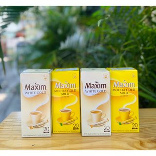 Cà phê Maxim Hàn Quốc Hộp 240g (20x12g) MUA 1 HỘP TẶNG 1 GÓI BỘT CACAO NESTLE