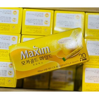 Cà phê Maxim Hàn Quốc Hộp 240g (20x12g) MUA 1 HỘP TẶNG 1 GÓI BỘT CACAO NESTLE