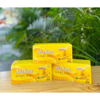 Cà phê Maxim Hàn Quốc Hộp 240g (20x12g) MUA 1 HỘP TẶNG 1 GÓI BỘT CACAO NESTLE
