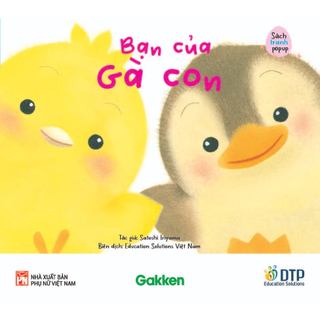 Sách - dtpbooks - bạn của gà con - sách bố mẹ chơi cùng con - tủ sách ehon cho bé