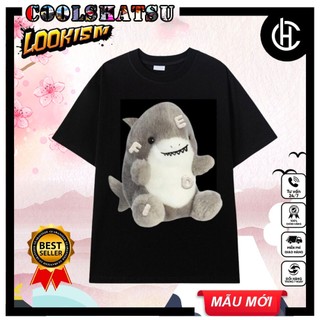 Áo thun cá mập Baby Shark, Áo phông ulzzang in hình BABY SHARK cực đáng yêu, Chất cotton 4 chiều co dãn