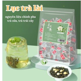 Trà xanh hoa nhài lục trà lài ướp hương nụ hoa lài tươi thơm dùng pha chế trà trái cây trà sữa trà chanh