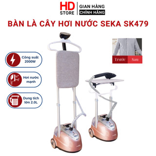 Bàn là cây hơi nước kèm bàn ủi SEKA SK-479 dung tích 2.0L, công suất lớn 2000W dễ dàng sử dụng, phù hợp với mọi loại vải