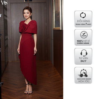 Set đầm nữ VANANHSCARLET dập ly V016F23