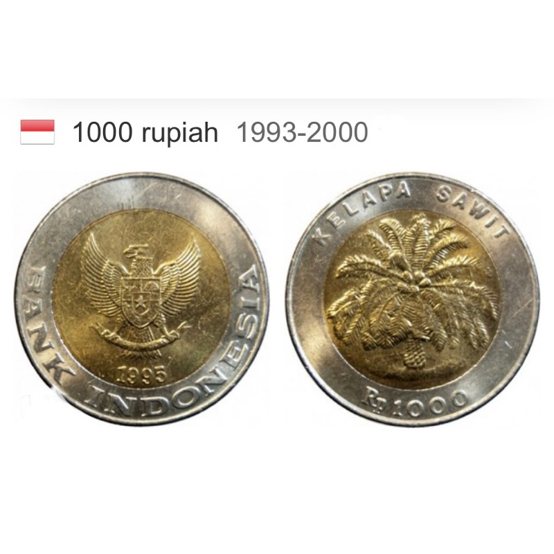 Đồng xu 1000 rupiah của Indonesia 1993 - 2000