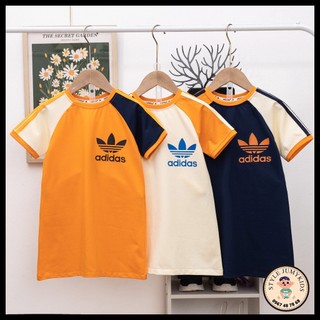 Váy thể thao ADD cho Mẹ và bé (10-48kg), chất vải cotton chính phẩm loại 1 siêu mịn, viền cổ kỹ càng, in nhiệt logo snét
