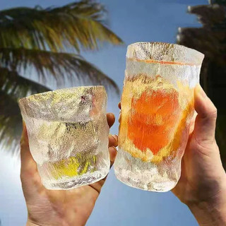 Cốc thủy tinh uống trà, cafe, sinh tố/ Cốc thủy tinh sần mờ phong cách hàn quốc, thủy tinh chịu nhiệt