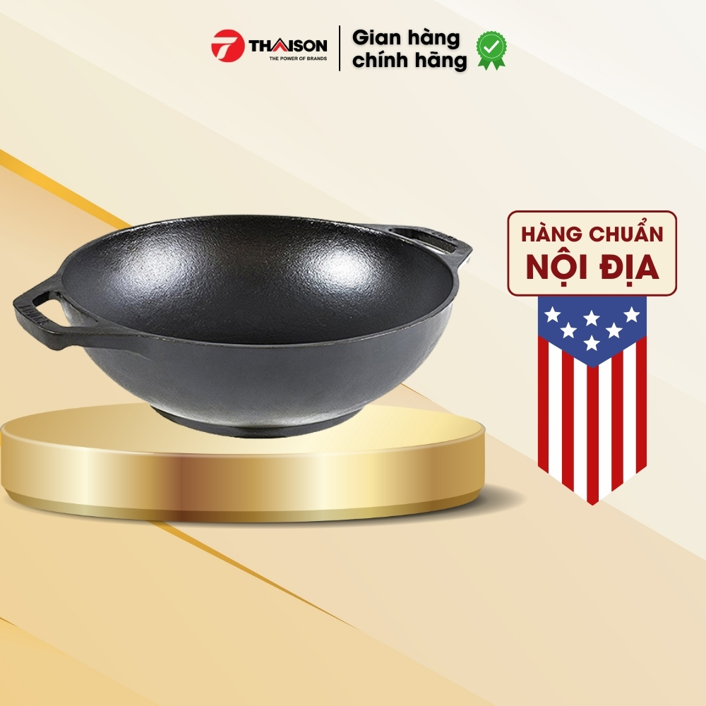 [Chính hãng LOGDE - MỸ] Chảo gang Lodge kiểu Wok Mini L9MW 23cm