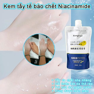 Kem tẩy tế bào chết Niacinamide Sữa tắm tẩy tế bào chết làm trắng sáng da giúp làm sạch sâu dầu và bụi bẩn dưới da
