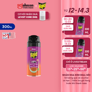 RAID Bình xịt côn trùng Hương Cam Chanh 300ML - DN